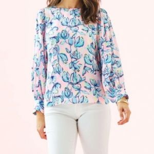 NWT Lilly Pulitzer Maisel Top in Sweet Pea Pink size XL